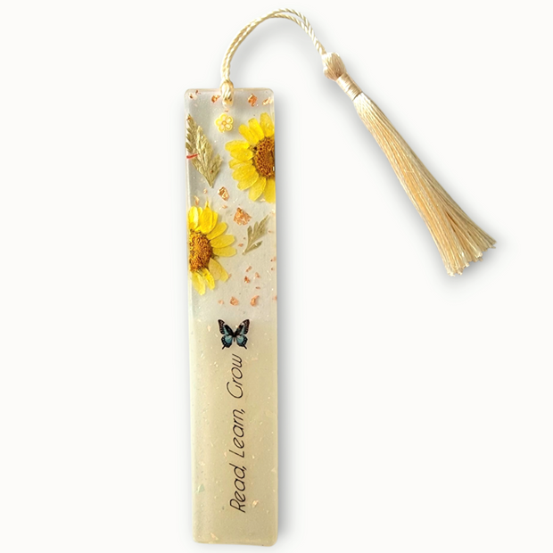 Real Flowers Resin Bookmarks|CHOOSE COLOUR