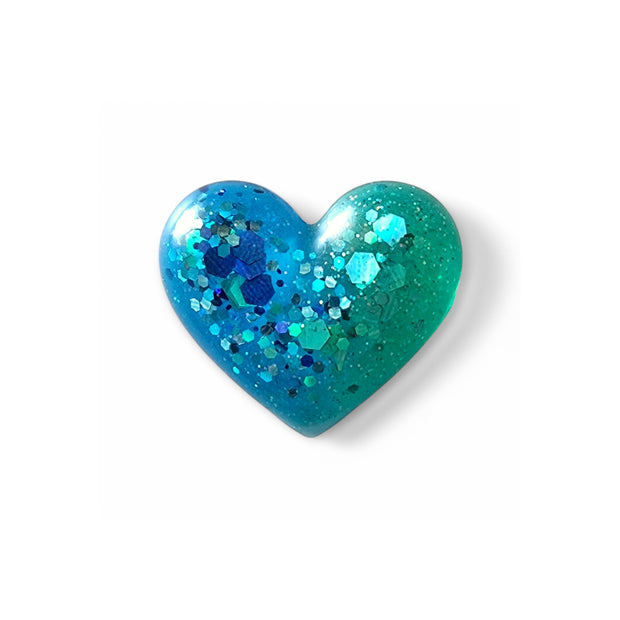 Pocket Heart - Sky Blue/Teal