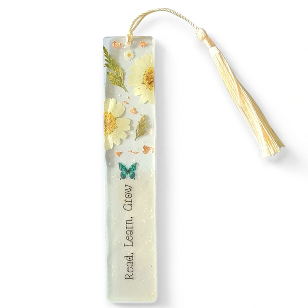 Real Flowers Resin Bookmarks|CHOOSE COLOUR