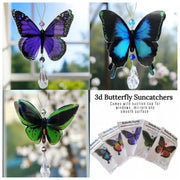 Butterfly Crystal Suncatcher - Green Birdwing